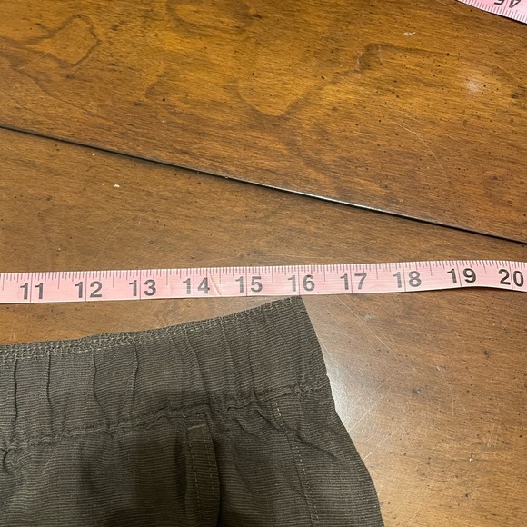 ABERCROMBIE & FITCH Drawstring Pull On Linen Blend Shorts‎ - Picture 3 of 9